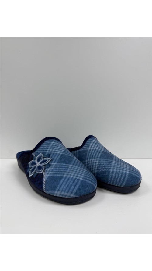 ZAPATILLA FLOR DE LOTO AZUL