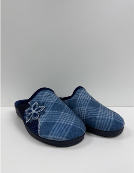 ZAPATILLA FLOR DE LOTO AZUL