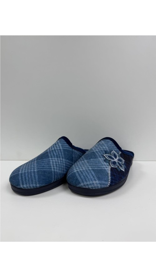 ZAPATILLA FLOR DE LOTO AZUL
