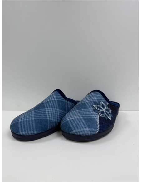 ZAPATILLA FLOR DE LOTO AZUL