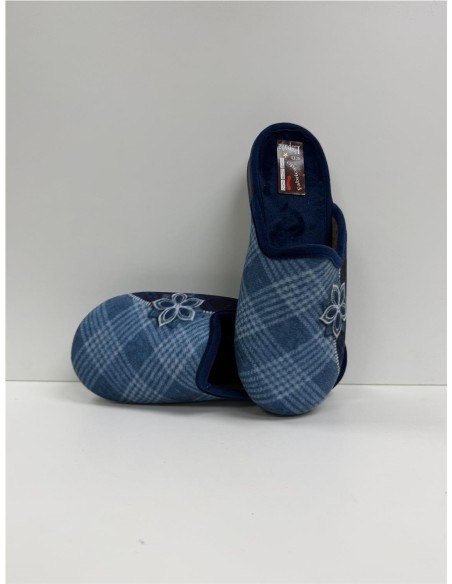 ZAPATILLA FLOR DE LOTO AZUL