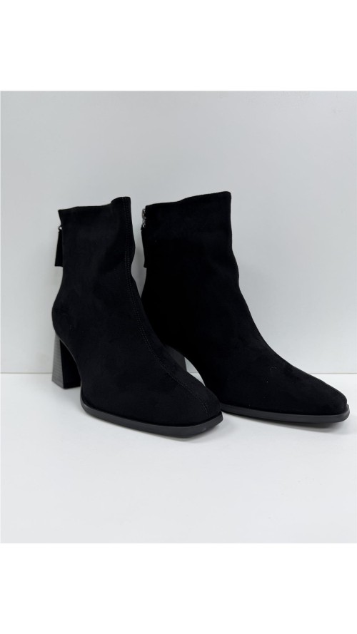 BOTIN SERRAJE CREMALLERA TRASE NEGRO