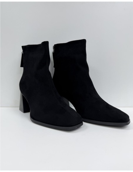 BOTIN SERRAJE CREMALLERA TRASE NEGRO