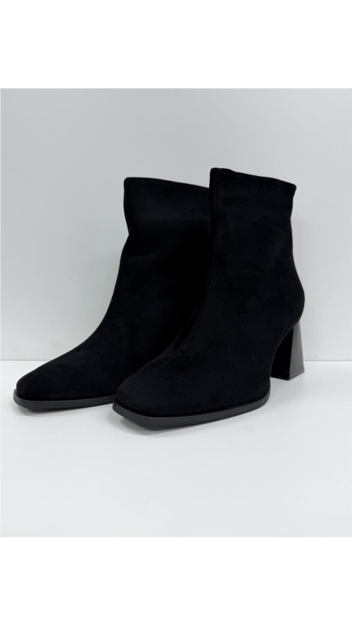 BOTIN SERRAJE CREMALLERA TRASE NEGRO