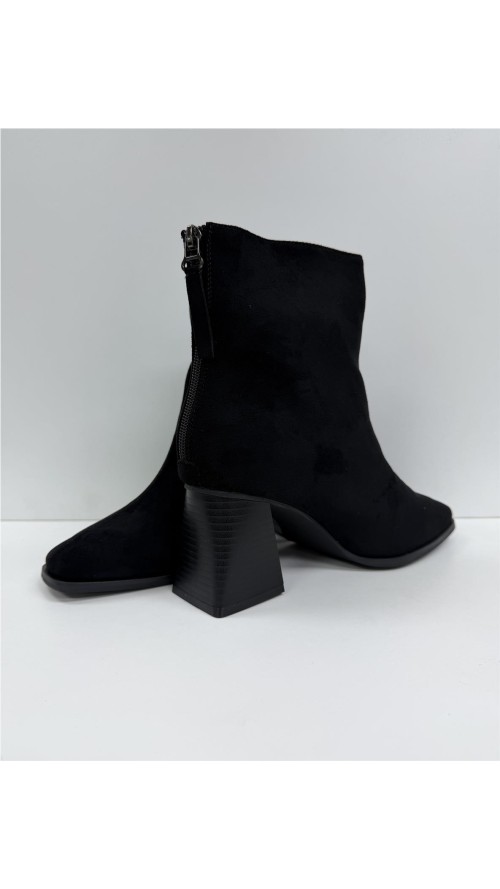 BOTIN SERRAJE CREMALLERA TRASE NEGRO