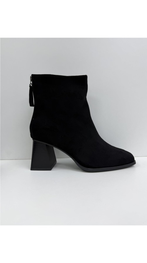 BOTIN SERRAJE CREMALLERA TRASE NEGRO