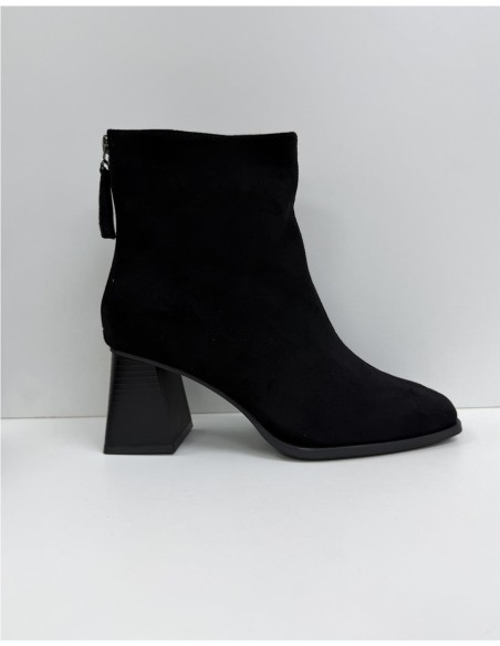BOTIN SERRAJE CREMALLERA TRASE NEGRO