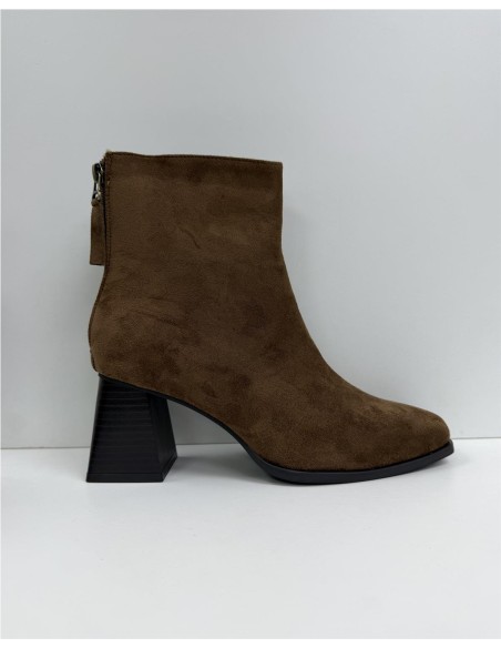BOTIN SERRAJE CREMALLERA TRASE CAMEL