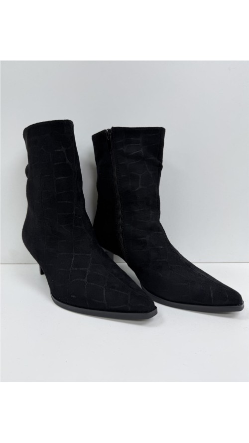 BOTIN SERRAJE SERPIENTE NEGRO