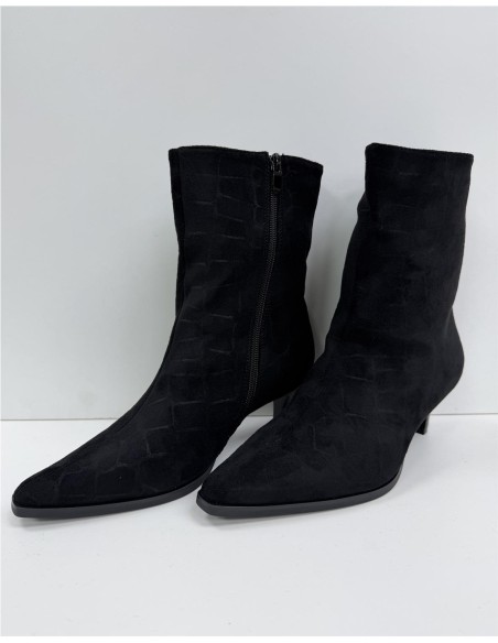 BOTIN SERRAJE SERPIENTE NEGRO