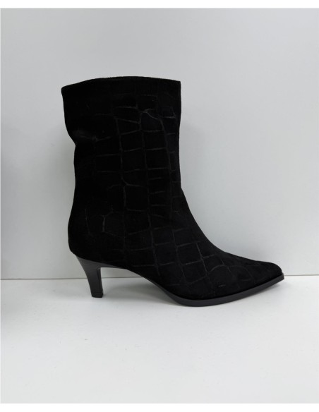 BOTIN SERRAJE SERPIENTE NEGRO