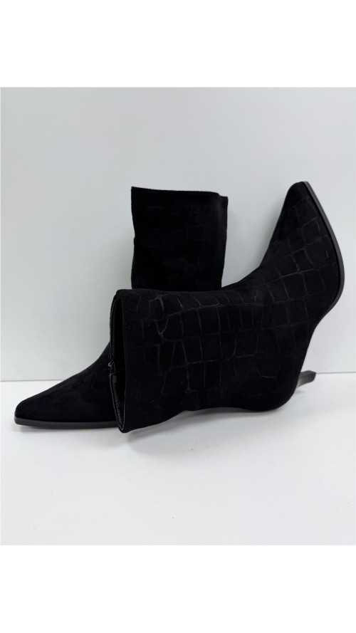 BOTIN SERRAJE SERPIENTE NEGRO