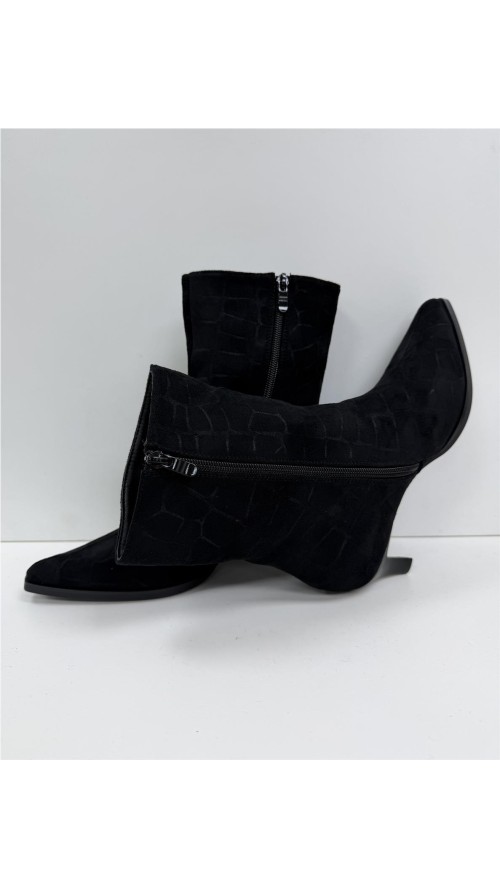 BOTIN SERRAJE SERPIENTE NEGRO