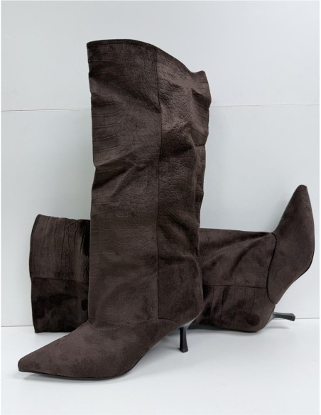 BOTA SERRAJE SIMIL AL COCO MARRON