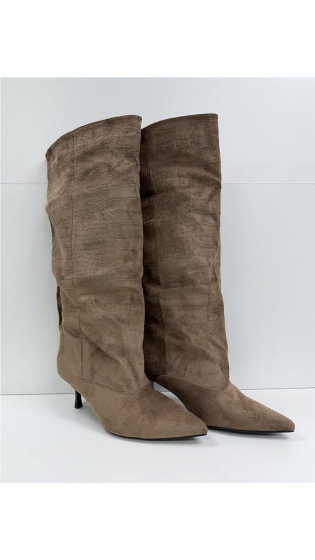 BOTA SERRAJE SIMIL AL COCO TAUPE