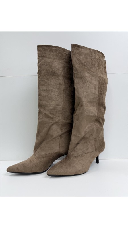 BOTA SERRAJE SIMIL AL COCO TAUPE 2