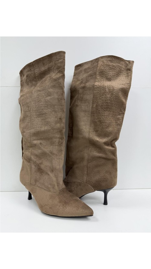 BOTA SERRAJE SIMIL AL COCO TAUPE