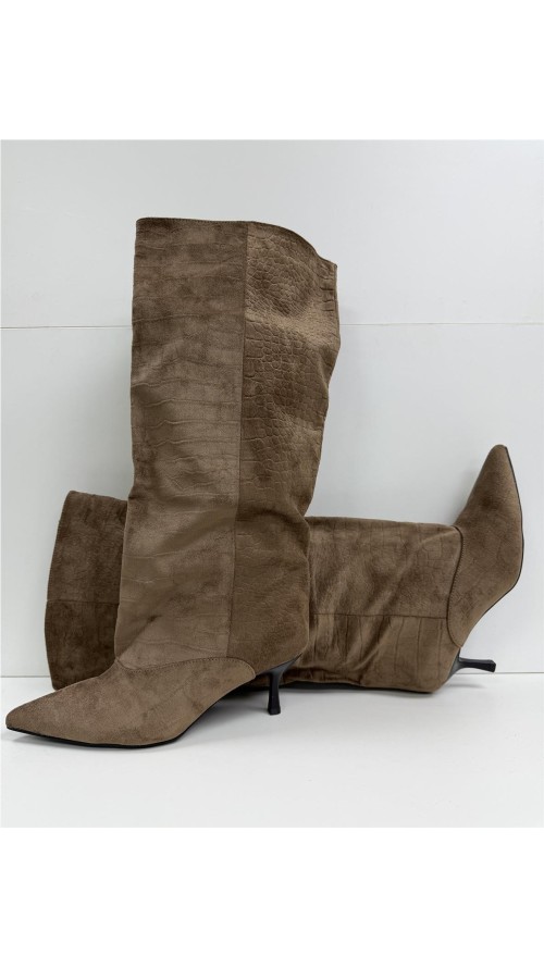 BOTA SERRAJE SIMIL AL COCO TAUPE