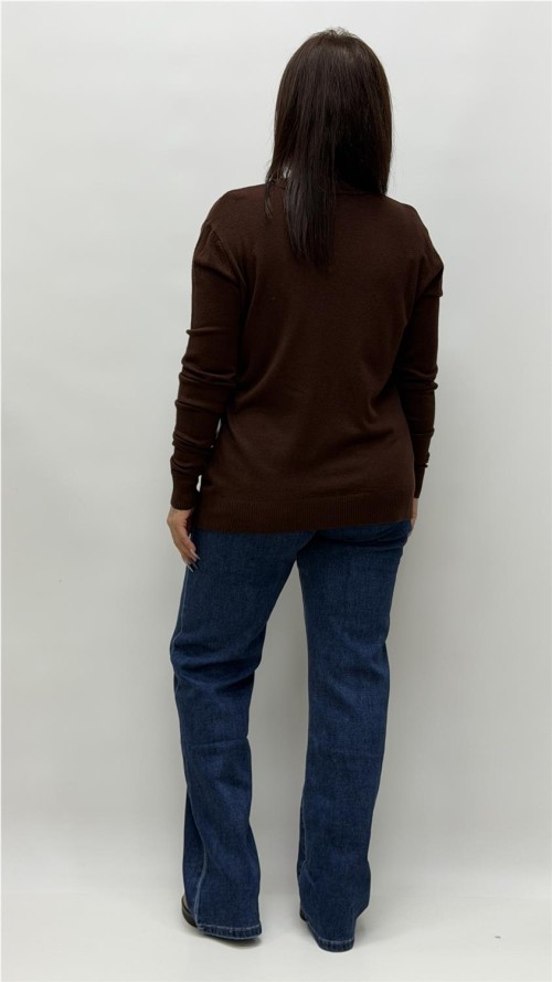 JERSEY BASICO MARRON