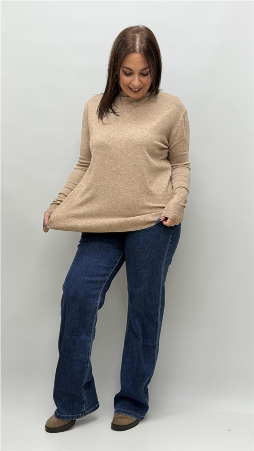 JERSEY BASICO CAMEL