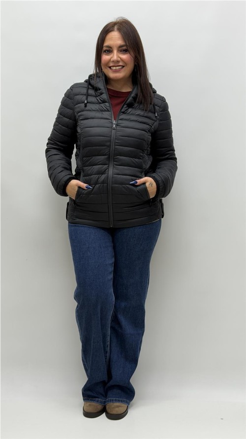 CHAQUETA REVERSIBLE LOLYTA NEGRO