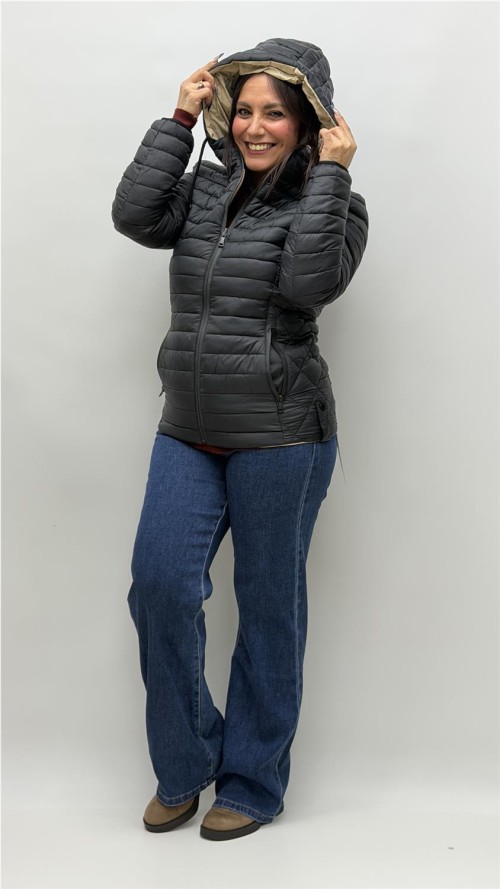 CHAQUETA REVERSIBLE LOLYTA NEGRO
