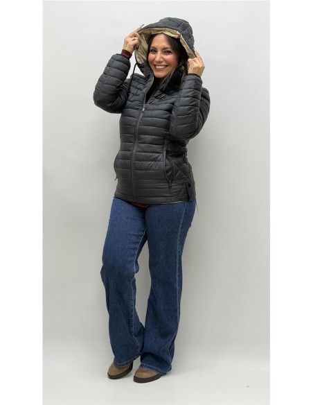 CHAQUETA REVERSIBLE LOLYTA NEGRO