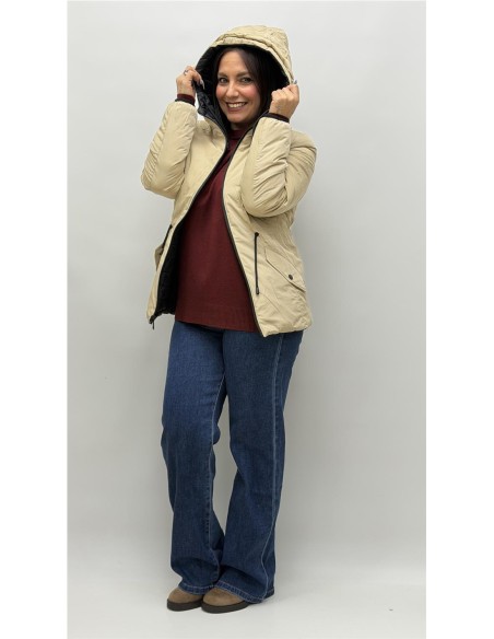 CHAQUETA REVERSIBLE LOLYTA NEGRO
