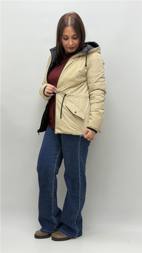CHAQUETA REVERSIBLE LOLYTA NEGRO
