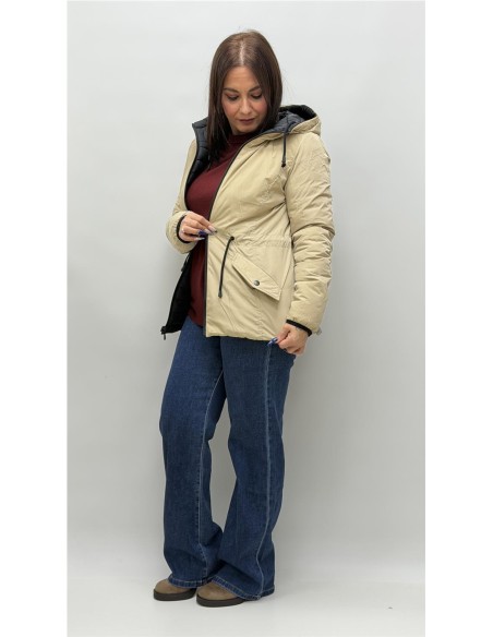CHAQUETA REVERSIBLE LOLYTA NEGRO