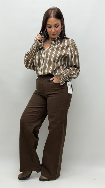 CAMISA AURORA MARRON 2