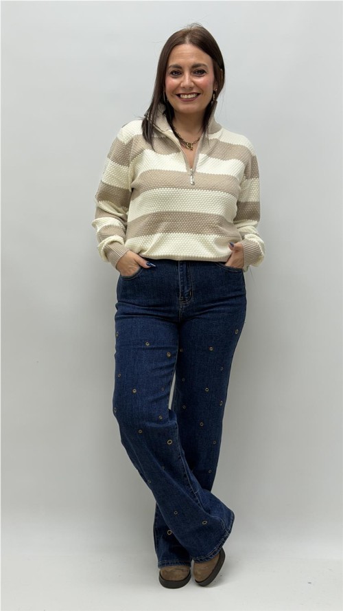 JERSEY DELIA CAMEL