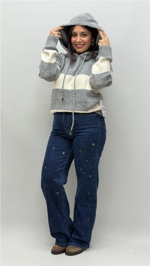 JERSEY CON CAPULLA ADELA BEIG
