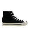 BOTA LONA DOBLE SUELA NEGRO