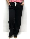 PANTALON CHANDAL PATA RECTA NEGRO