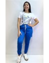 Pantalon bolsillo flex AZUL
