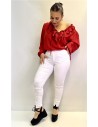 Pantalon pitiilo urban BLANCO