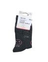 CALCETIN LARGO LOVE GRIS OSCURO
