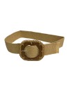 CINTURON REFIA HEBILLA MADERA CAMEL