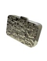 CARTERA METAL ONDULACION PLATA