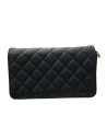 BOLSO CARTERA DE NAPA NEGRO