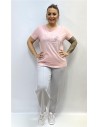 Camiseta LOVE PIEDRAS ROSA