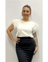 CAMISETA ROCIO BLANCO 1