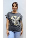 CAMISETA BELISA GRIS OSCURO