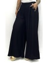 PANTALON BAMBULA BOTON ORO NEGRO