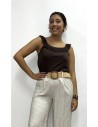 TOP FLORIA MARRON