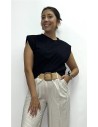 CAMISETA ITALY NEGRO