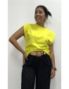 CAMISETA ITALY AMARILLO