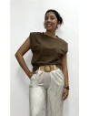 CAMISETA ITALY MARRON