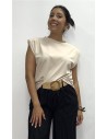 CAMISETA ITALY BEIG
